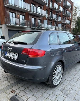 Audi A3 cena 21800 przebieg: 222000, rok produkcji 2006 z Olsztyn małe 211